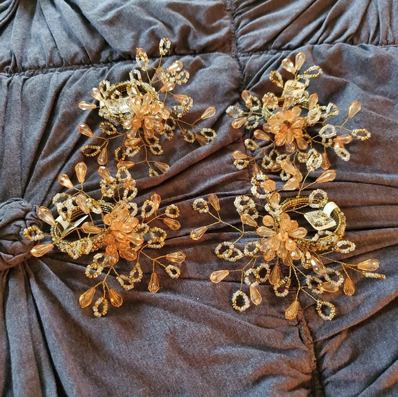 Anthropologie Other - 4 Anthropologie Beaded Napkin Rings